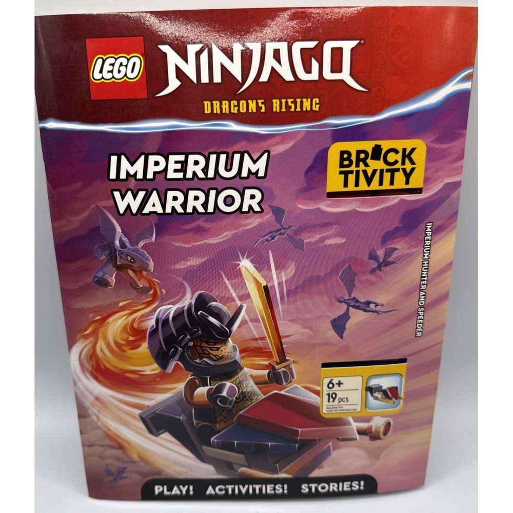 Lego Ninjago Dragons Rising Empire Warrior Activity Book Without Mini Figure
